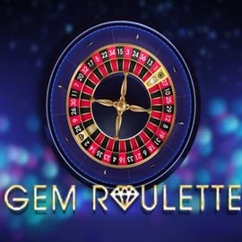 Gem Roulette slot logo by iSoftBet at Gama Casino