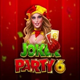Joker Party 6 slot logo by Greentube at Gama Casino