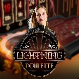 Lightning Roulette logo by Evolution at Gama Casino