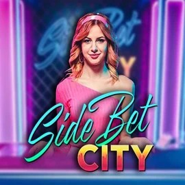 Side Bet City slot visual from Evolution available on gamacasino.fi