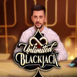 Unlimited Blackjack online game logo by Ezugi on gamacasino.fi